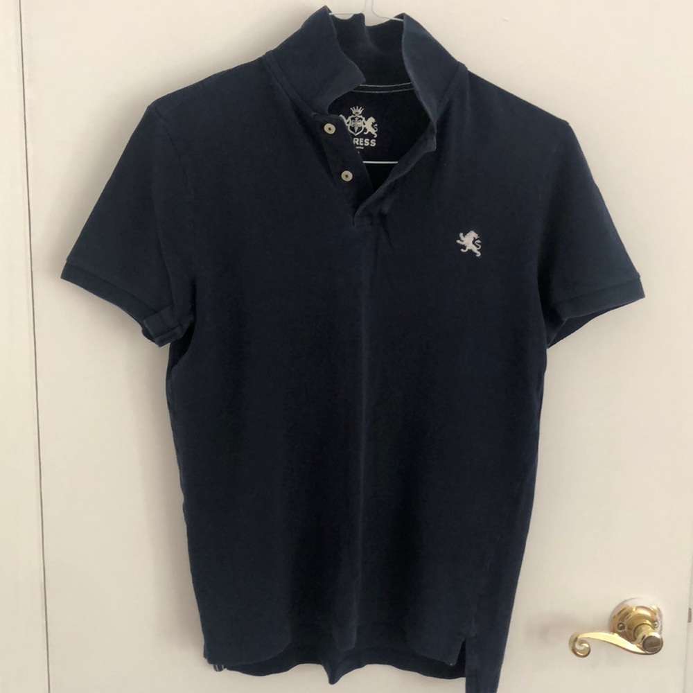 Express Navy Polo t shirt